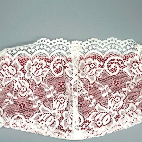 White red Lace Face Mask Dust mask Fashion mask - Picture 3 of 5